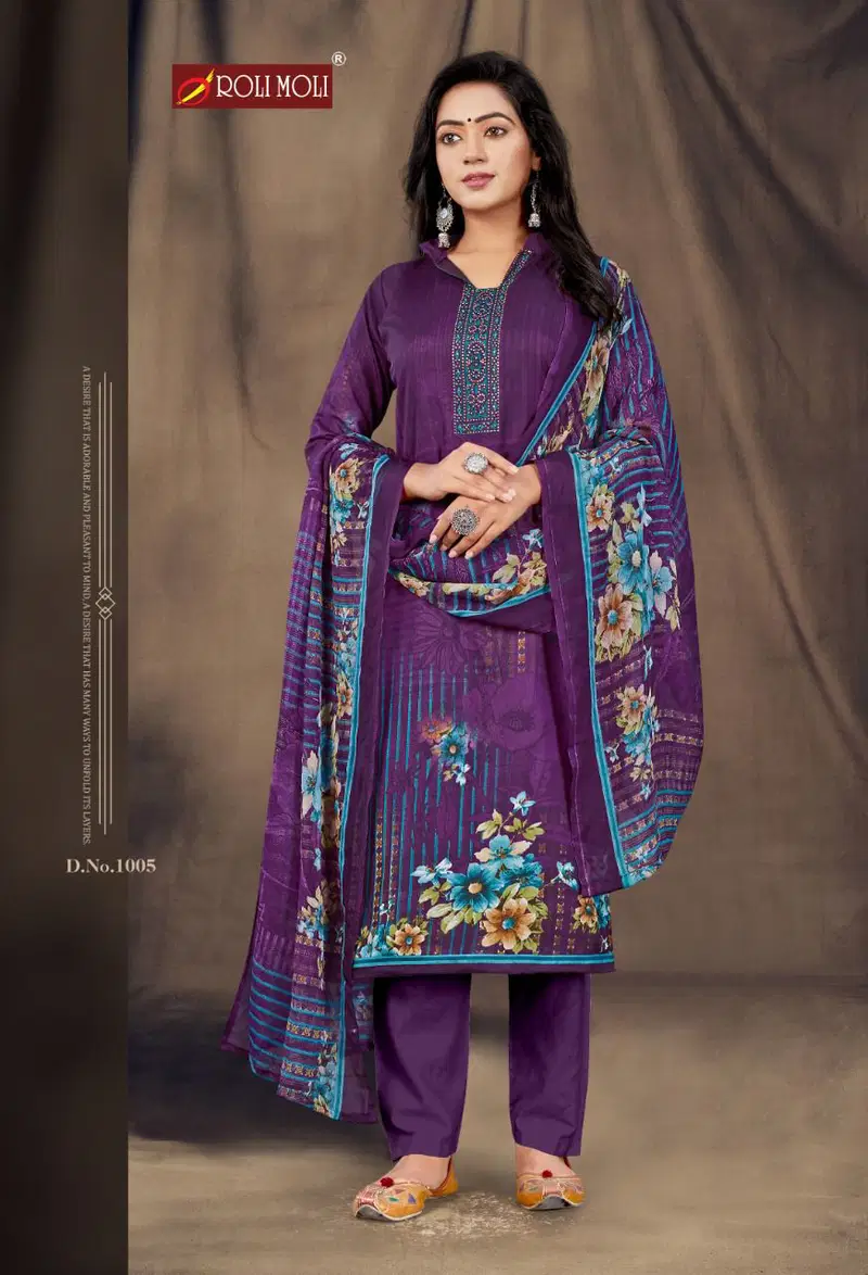 Roli Moli Mallika 8 Exclusive Daily Wear Cotton Printed Designer Dress Material Collection